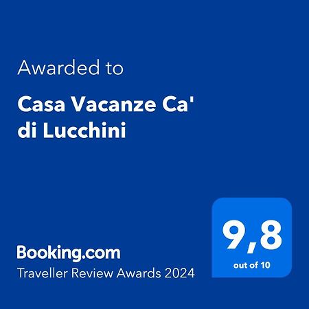 Casa Vacanze Ca' Di Lucchini San Benedetto Val di Sambro Esterno foto